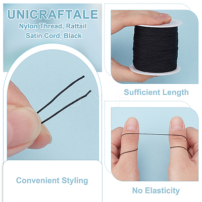 1Roll Nylon Braided Cord NWIR-UN0001-08D-1