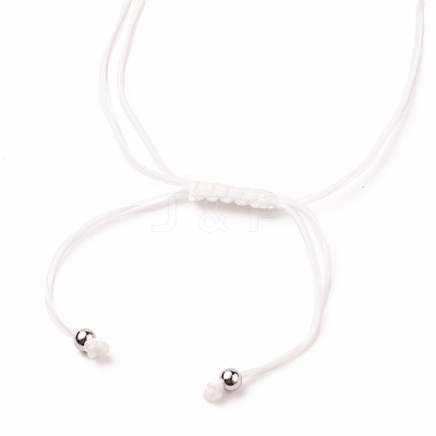Braided Nylon Thread Anklets AJEW-AN00335-01-1