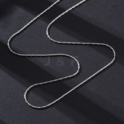 Brass Boston Link Chains Necklaces for Women NJEW-D302-59P-1