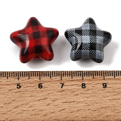 Printed Opaque Acrylic Beads AC-CBA0D47-03-1
