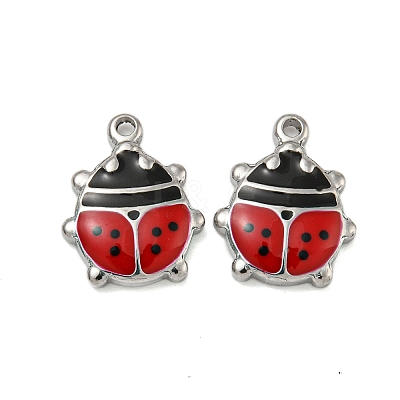 304 Stainless Steel Enamel Pendants STAS-Z081-03P-02-1