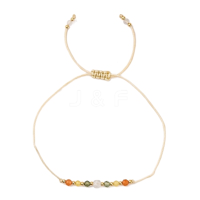 Natural stone constellation bracelet with 12 zodiac signs LS-NR2952-7-1