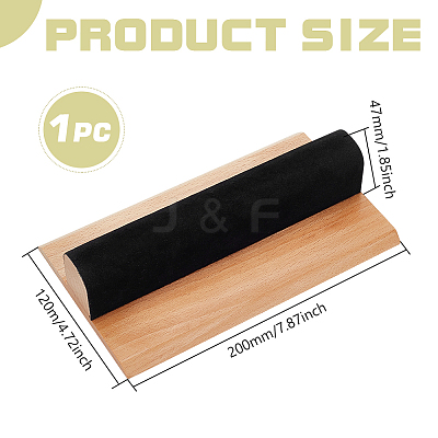 Wooden DIY Clothes Board Pressing AJEW-WH0348-261-1