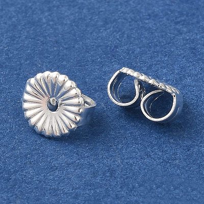 Brass Earring Nuts KK-K383-25B-S-1
