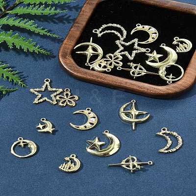 20Pcs 10 Styles Alloy Pendants FIND-FS0003-07-1
