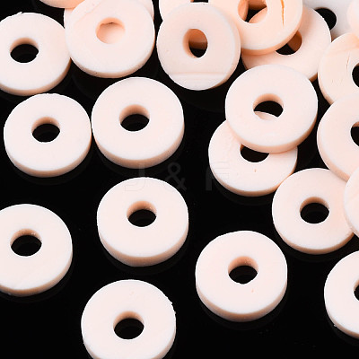 Handmade Polymer Clay Beads CLAY-R067-8.0mm-B48-1