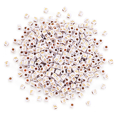 Opaque Acrylic Beads MACR-TAG0001-07F-1