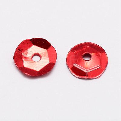 Plastic Paillette Beads PVC-A001-6mm-07-1