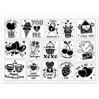 Custom PVC Plastic Clear Stamps DIY-WH0448-0381-1