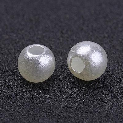 Imitated Pearl Acrylic Beads PACR-4D-12-1