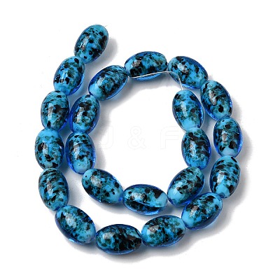 Handmade Gold Sand Lampwork Beads LA-CBAC6A6-01-1