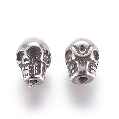 304 Stainless Steel Beads STAS-P237-53AS-1