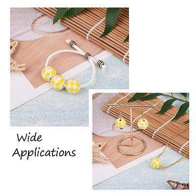 Natural Wooden Beads WOOD-TAC0010-05G-1