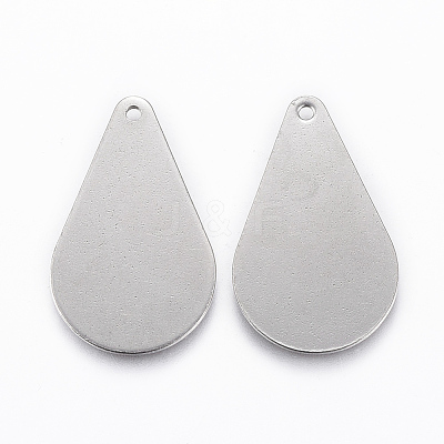 Tarnish Resistant 304 Stainless Steel Stamping Blank Tag Pendants STAS-P175-70P-1