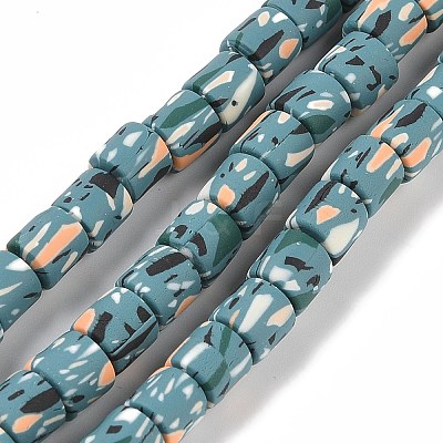 Handmade Polymer Clay Beads Strand CLAY-Z002-01Q-1