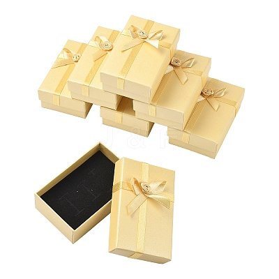 6Pcs Cardboard Paper Jewelry Set Boxes AJEW-YW0001-35A-1