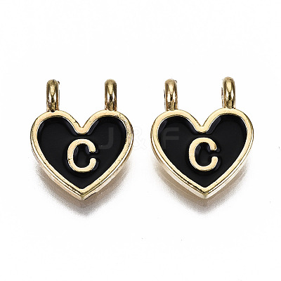 Alloy Enamel Charms X-ENAM-T012-02C-RS-1