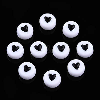 Opaque Acrylic Beads MACR-N008-57A-1
