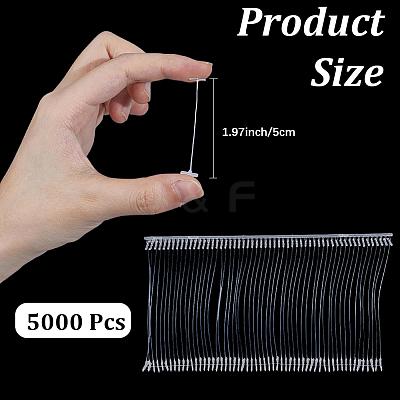 1Bag PP Garment Clothing Price Tag Label Standard Tagging Barbs KY-CP0001-38A-1