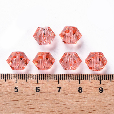 Transparent Acrylic Beads TACR-S154-15B-52-1