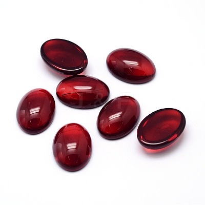 K9 Glass Cabochons Oval Flat Back Cabochons LS-GGLA-L002B-01-1