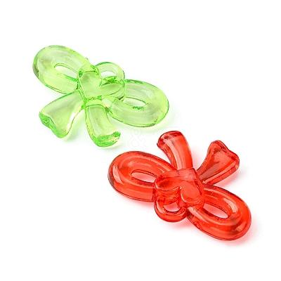 Transparent Acrylic Pendants TACR-YW0001-81-1