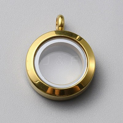304 Stainless Steel Locket Pendants LS-FIND-WH0032-58A-G-1