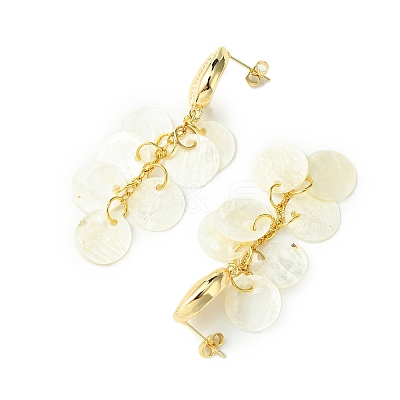 Brass Stud Earrings EJEW-TA00606-1