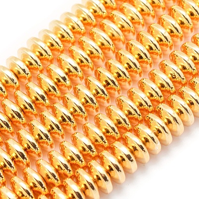 Electroplate Non-magnetic Synthetic Hematite Beads Strands G-L485-05A-G-1