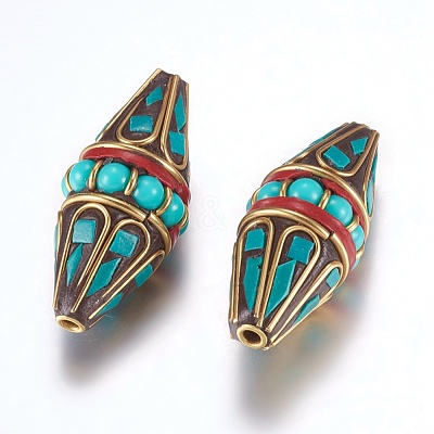 Handmade Indonesia Beads IPDL-F022-86A-1