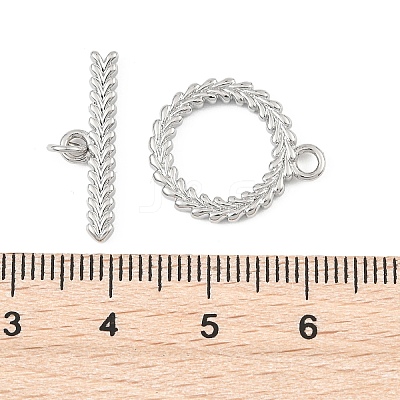 SHEGRACE Brass Toggle Clasps XGR0124P-135P-1