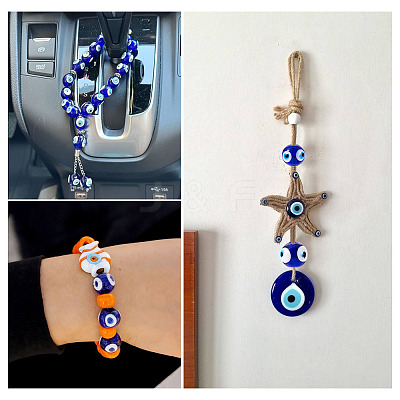 60Pcs Handmade Lampwork Beads LAMP-PJ0001-04-1