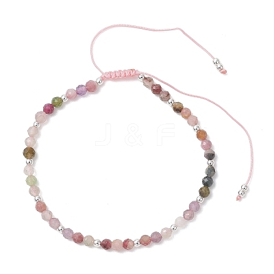 Natural & Synthetic Gemstone Beads Braided Beaded Bracelets for Women BJEW-JB13434-1