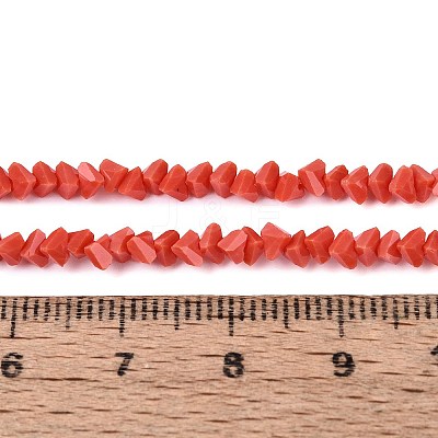 Opaque Glass Beads Strands GLAA-N019-3mm-08-1