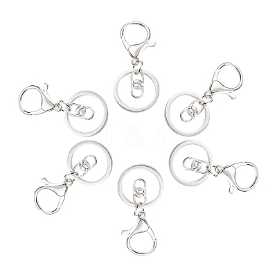 Iron Alloy Lobster Claw Clasp Keychain LS-KEYC-D016-S-1
