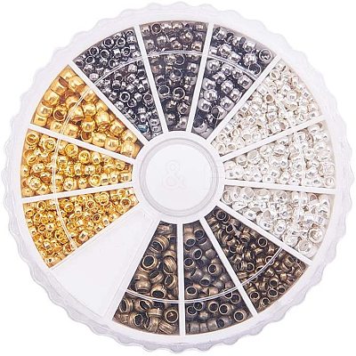 Brass Crimp Beads KK-PH0034-68-1