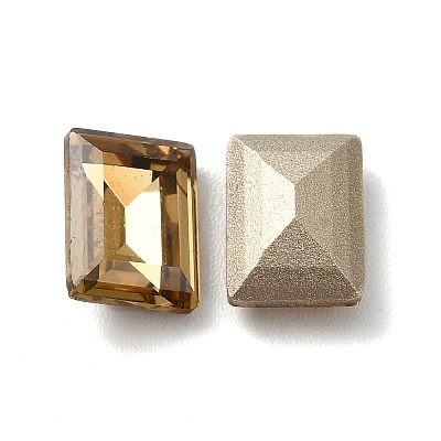Faceted K9 Glass Rhinestone Cabochons GGLA-R042-04A-1