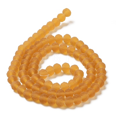 Transparent Glass Beads Strands X1-EGLA-A034-T6mm-MD04-1