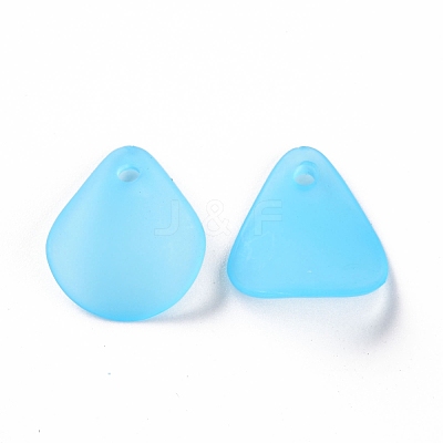Transparent Frosted Acrylic Pendants MACR-S371-09A-755-1