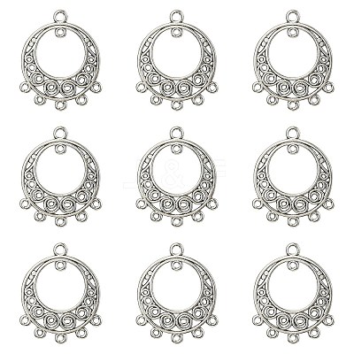 Tibetan Style Alloy Chandelier Components Links TIBE-YW0001-53-1