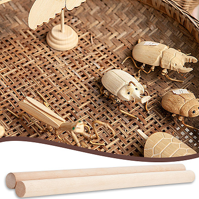 Wooden Sticks AJEW-WH0475-80-1