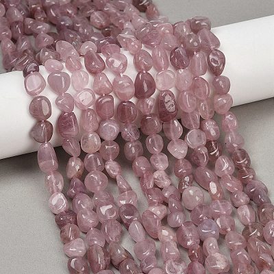 Natural Madagascar Rose Quartz Beads Strands G-Q060-E21-03-1