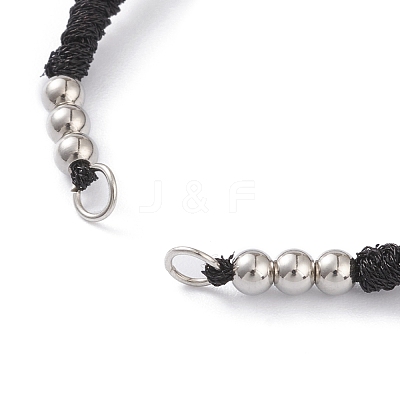 Adjustable Braided Polyester Cord Bracelet Making AJEW-JB00849-04-1