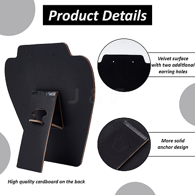 Cardboard & Flannel Display Stands ODIS-WH0061-57-1