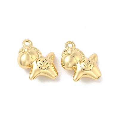 Brass Pendants KK-B166-14G-1