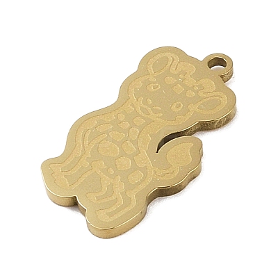 201 Stainless Steel Pendants STAS-C095-18G-1