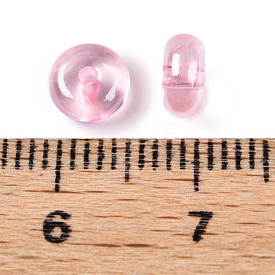 Transparent Dyed Colours Glass Seed Beads SEED-T007-02H-1