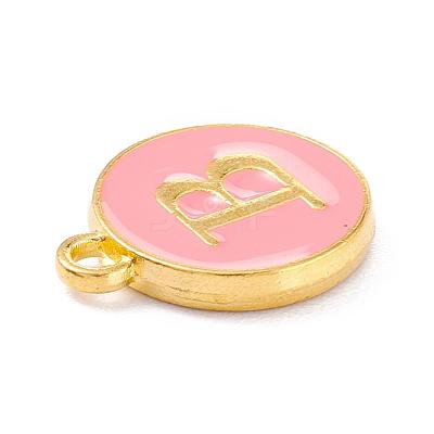 Golden Plated Alloy Enamel Charms ENAM-Q437-14B-1