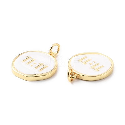 Rack Plating Brass Pendants with Jump Ring X-KK-F852-22G-1