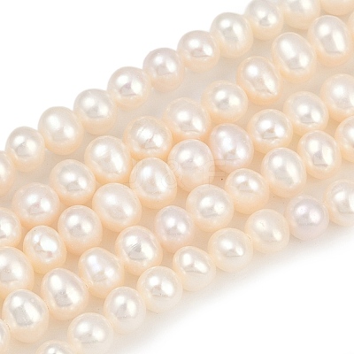 Natural Cultured Pearl Beads Strands PEAR-I007-07R-04-1